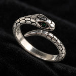 Bague Serpent Œil Vert - Vignette | Médiéfan