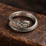 Bague Serpent Spirale Double Tour - Vignette | Médiéfan