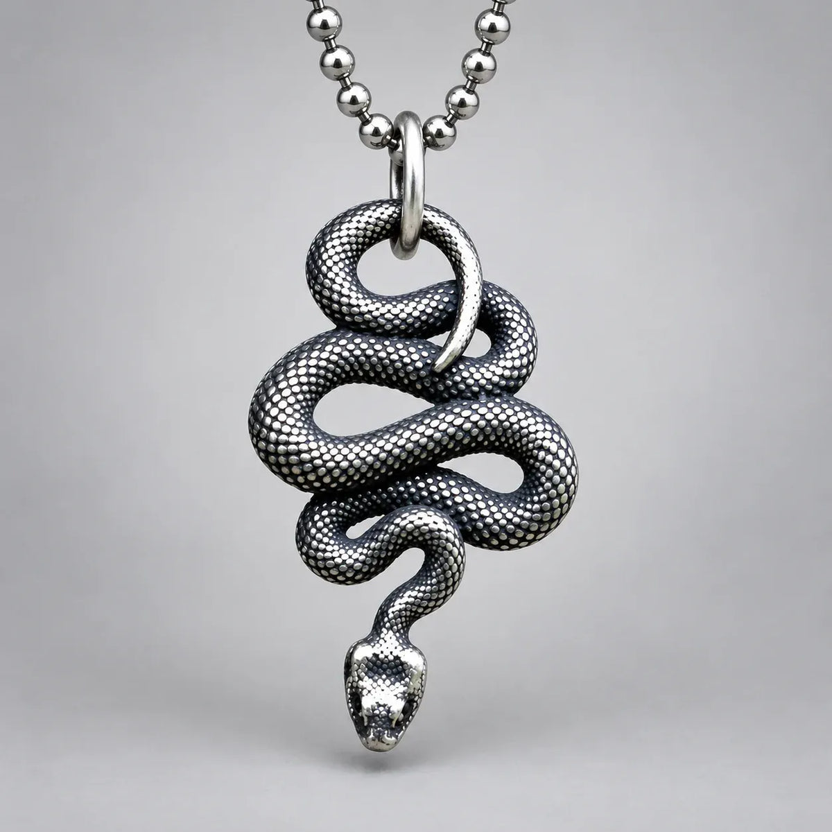 Collier Serpent Ondoyant Chaîne à billes
