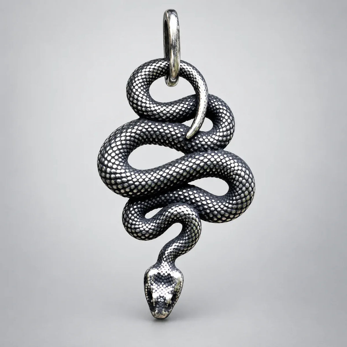 Collier Serpent Ondoyant Pendentif seul