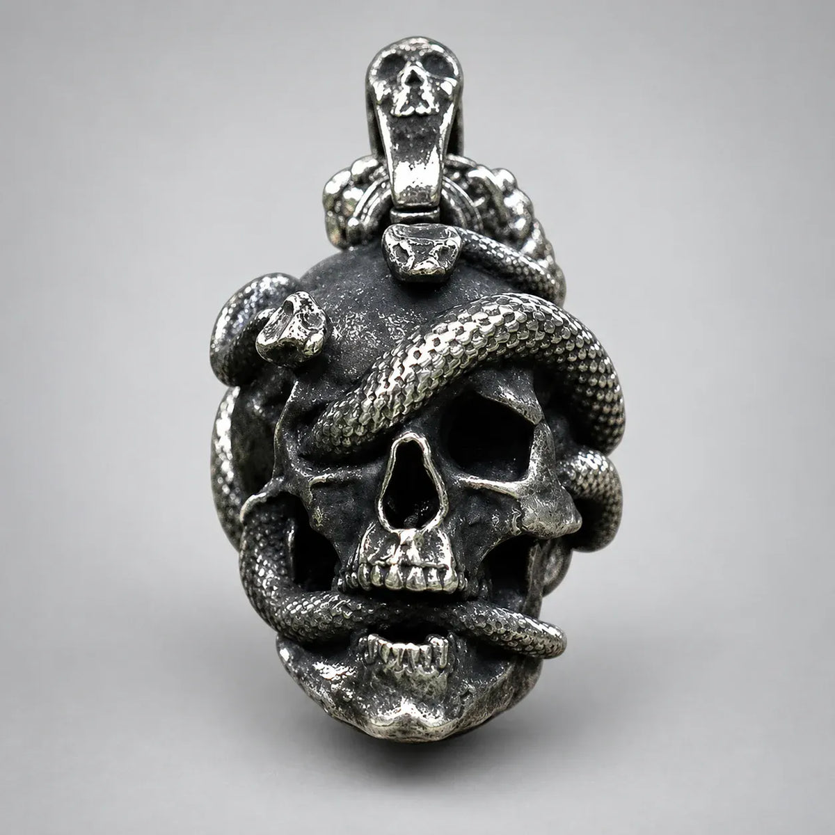 Collier Crâne aux Serpents Pendentif seul
