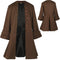 Manteau de Capitaine Pirate Marron / S