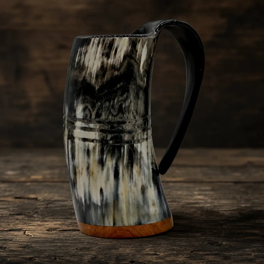 Mug de Viking en Corne de Buffle
