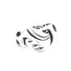 New Fashion Stainless Steel Patterned Rings for Men Women Punk Personalized Creative Simple Ring Luxury Jewelry Gifts Wholesale Style I / 13