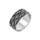 New Fashion Stainless Steel Patterned Rings for Men Women Punk Personalized Creative Simple Ring Luxury Jewelry Gifts Wholesale Style L / 9
