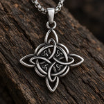Collier Nœud de Sorcière aux Quatre Triquetras - Vignette | Médiéfan