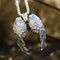 Nordic Vikings Wolf Tooth Pendant Necklace 316L Stainless Steel Hip Hop Rock Fashion Leather Rope Chain Jewelry Gifts Wholesale Style E7 / WHITE