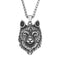 Nordic Vikings Wolf Tooth Pendant Necklace 316L Stainless Steel Hip Hop Rock Fashion Leather Rope Chain Jewelry Gifts Wholesale Style F1 / WHITE