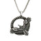 Nordic Vikings Wolf Tooth Pendant Necklace 316L Stainless Steel Hip Hop Rock Fashion Leather Rope Chain Jewelry Gifts Wholesale Style F2 / WHITE