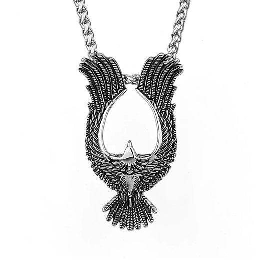 Nordic Vikings Wolf Tooth Pendant Necklace 316L Stainless Steel Hip Hop Rock Fashion Leather Rope Chain Jewelry Gifts Wholesale Style F5 / WHITE