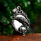 Nordic Vikings Wolf Tooth Pendant Necklace 316L Stainless Steel Hip Hop Rock Fashion Leather Rope Chain Jewelry Gifts Wholesale Style H2 / WHITE