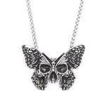 Collier Papillon Tête de Mort - Vignette | Médiéfan