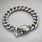Bracelet Serpent Homme Maille Gourmette sur fond clair