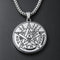 Collier Pentacle Tétragrammaton — version argent