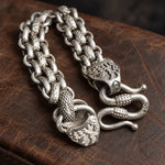 Bracelet Serpent Ancien à Fermoir Crochet - Vignette | Médiéfan