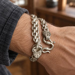 Bracelet Serpent Ancien à Fermoir Crochet - Vignette | Médiéfan