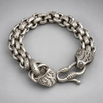Bracelet Serpent Ancien à Fermoir Crochet - Vignette | Médiéfan