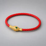 Bracelet Tressé Tête de Serpent - Vignette | Médiéfan