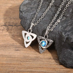 Parure Triquetra à Pierre Bleue Irisée - Vignette | Médiéfan