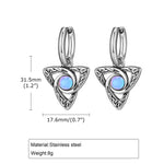Parure Triquetra à Pierre Bleue Irisée - Vignette | Médiéfan
