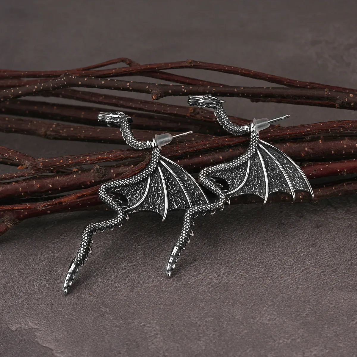 Pendantes Dragon Ailé Sans coffret