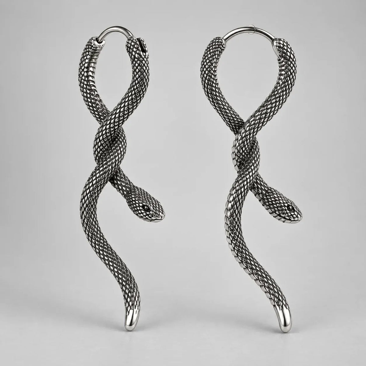 Pendantes Long Serpent Noué