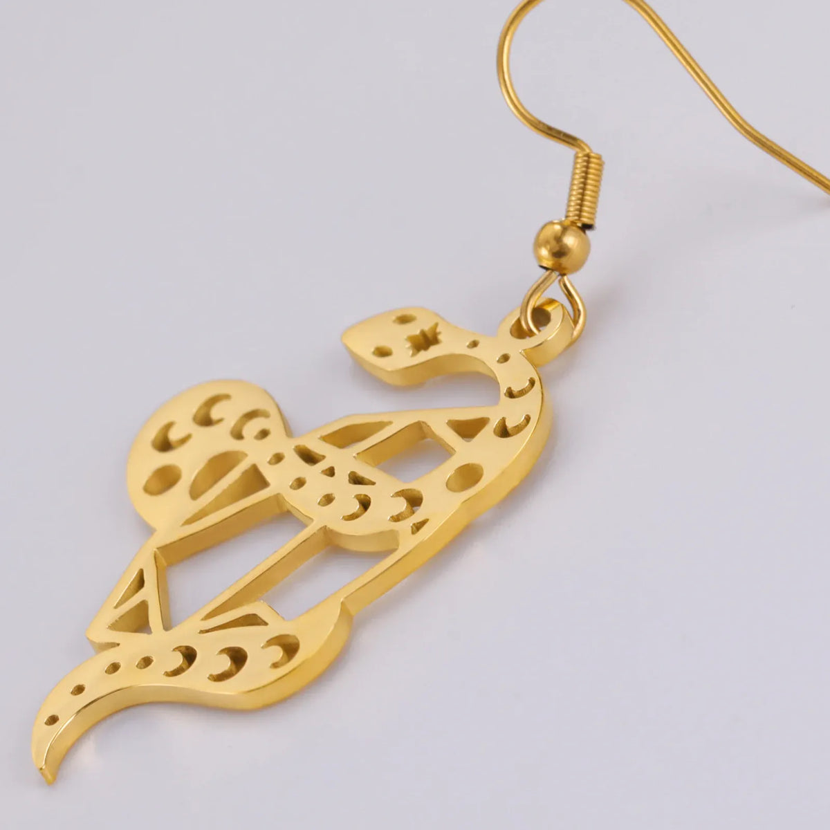 Pendantes Serpent au Cristal Lunaire