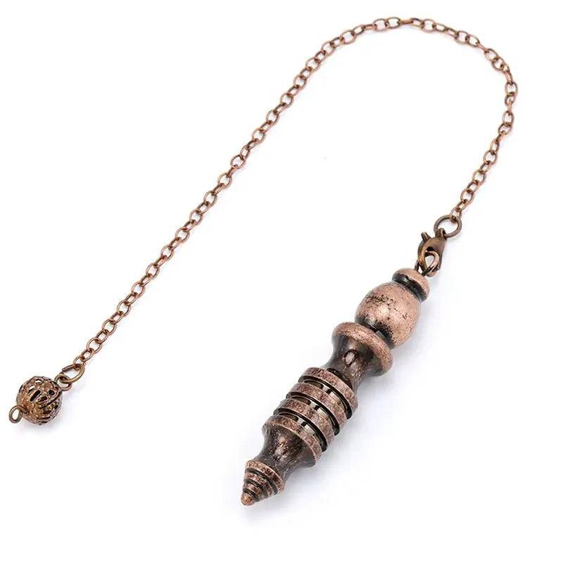 Pendule Isis en Métal Cuivre antique · fuselé