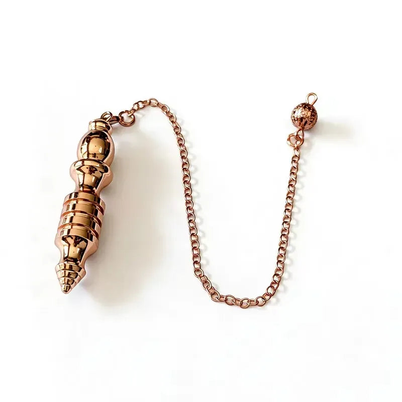 Pendule Isis en Métal Or rose · fuselé