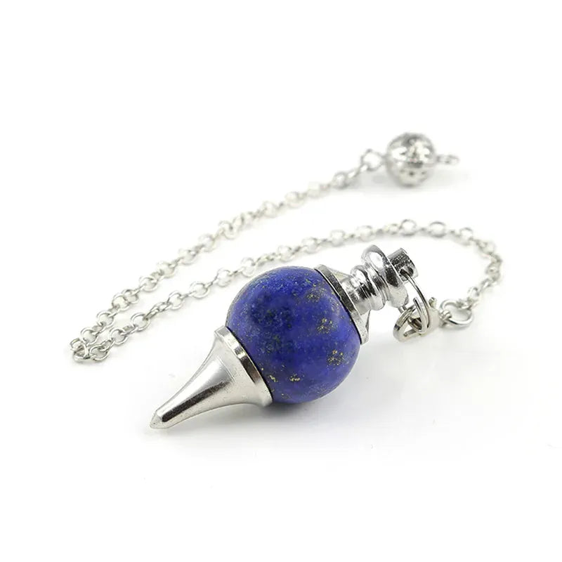 Pendule Sphère en Pierre Naturelle Lapis-lazuli