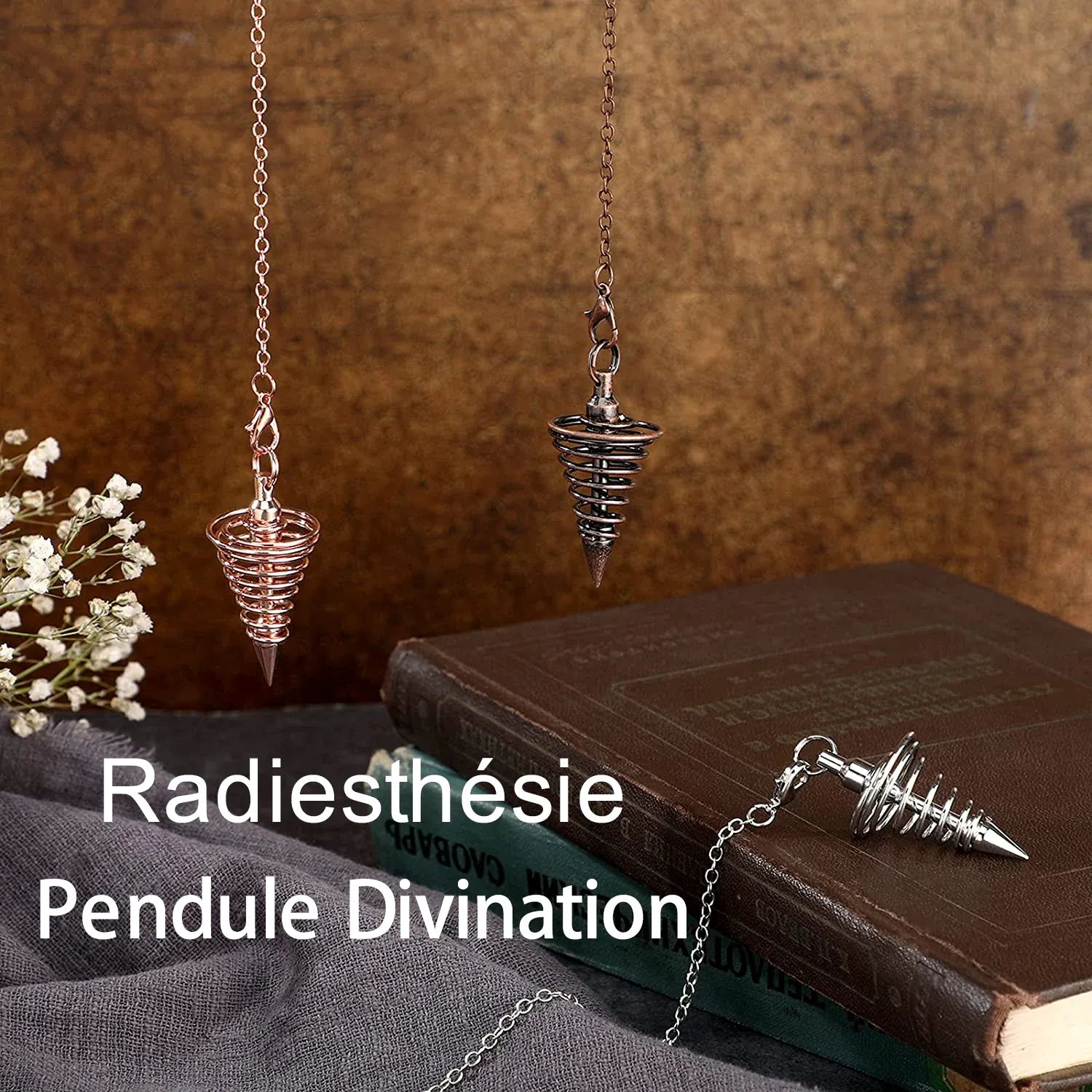 Pendule Spirale en Métal