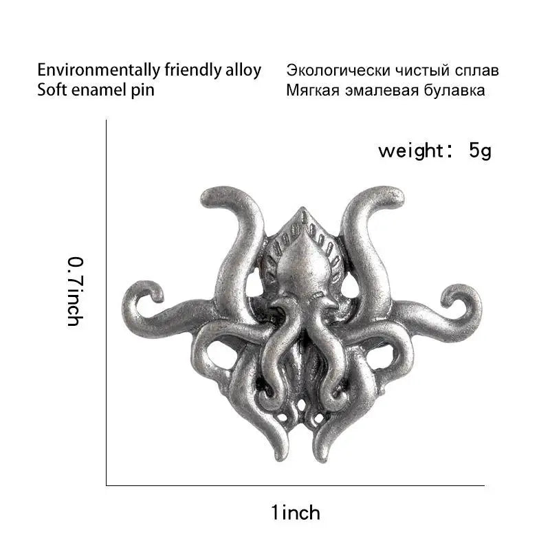Pin's Cthulhu en Métal