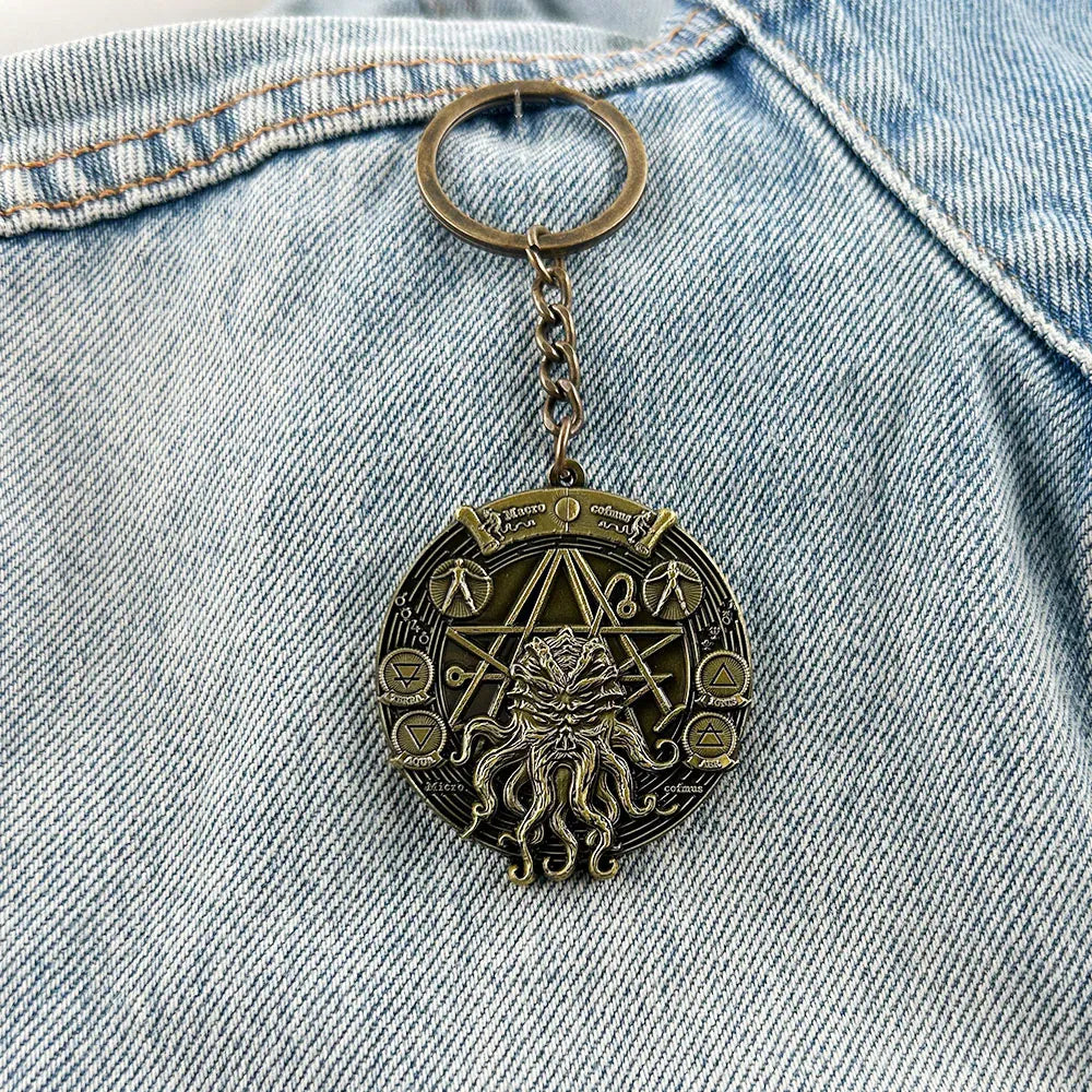 Porte-clés Cthulhu Necronomicon