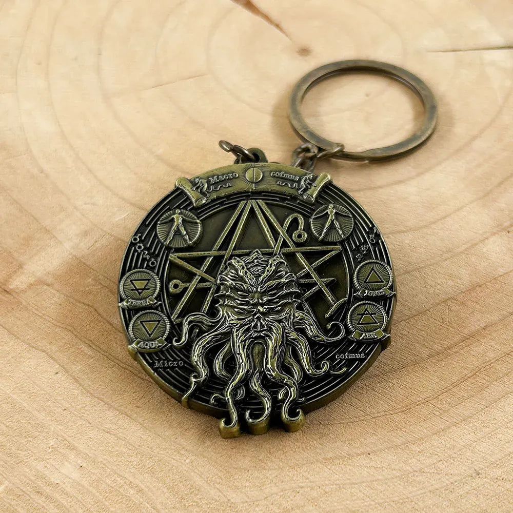 Porte-clés Cthulhu Necronomicon