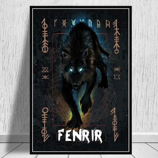 Poster Mythologie Nordique Fenrir / 20 x 30 cm