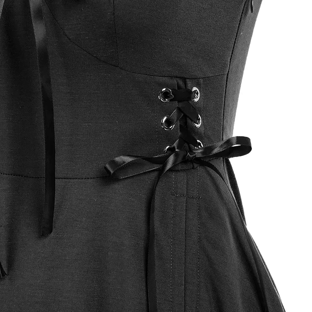 Robe Corset à Ourlet Asymétrique