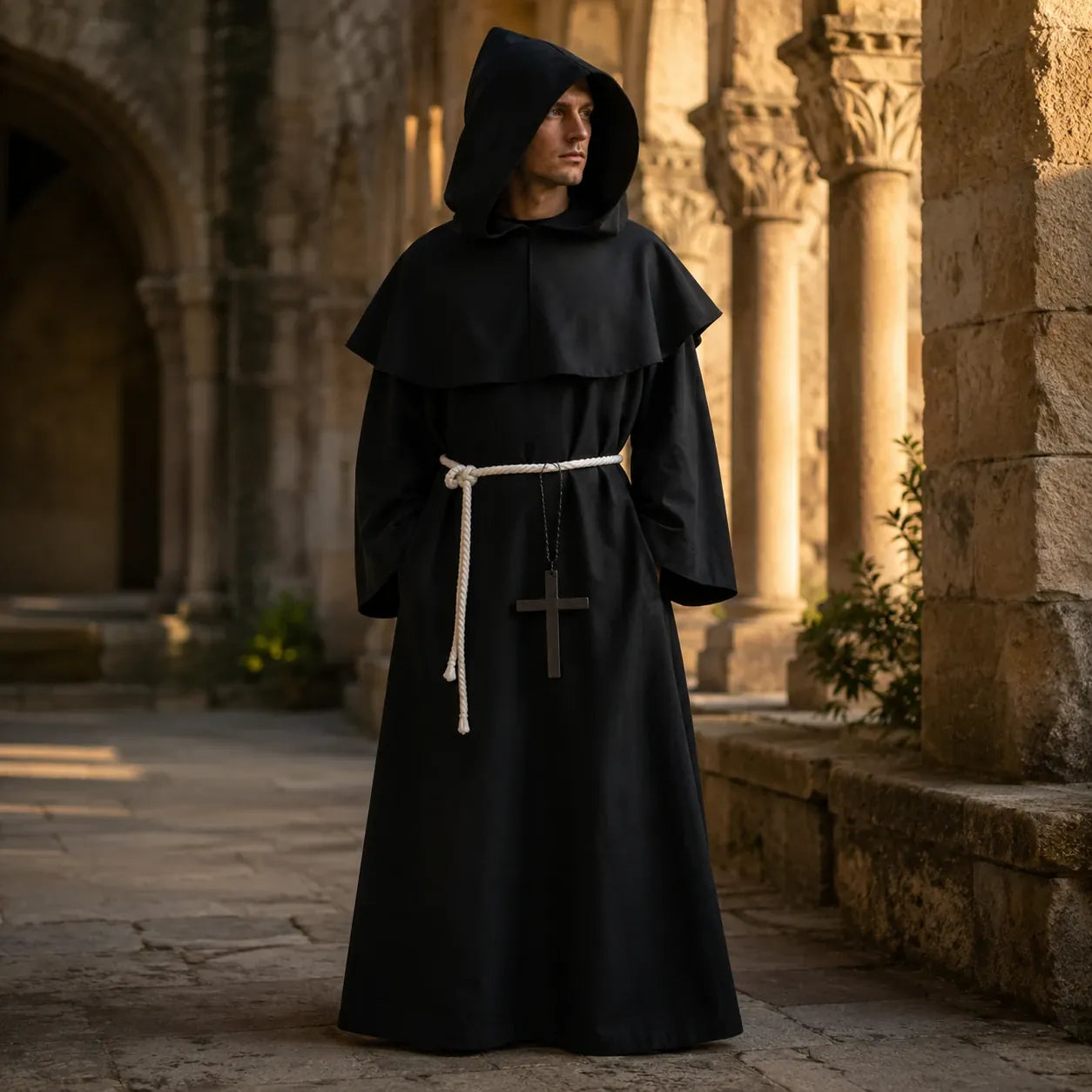 Robe de Moine à Capuche