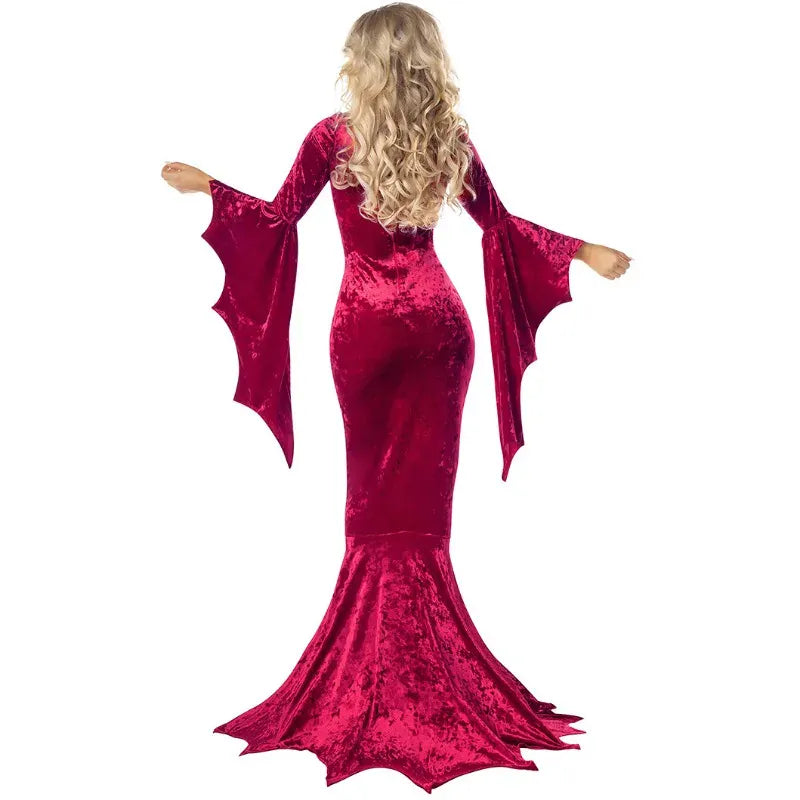 Robe Gothique Longue à Traîne