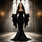 Robe Gothique Longue à Traîne - Vignette | Médiéfan