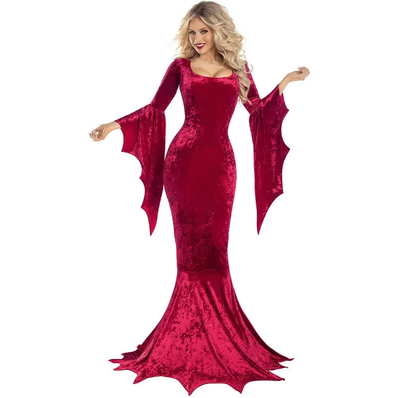 Robe Gothique Longue à Traîne Coupe B / M