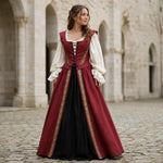 Robe Médiévale à Galon Doré - Vignette | Médiéfan