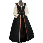 Robe Médiévale à Galon Doré - Vignette | Médiéfan