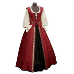 Robe Médiévale à Galon Doré - Vignette | Médiéfan