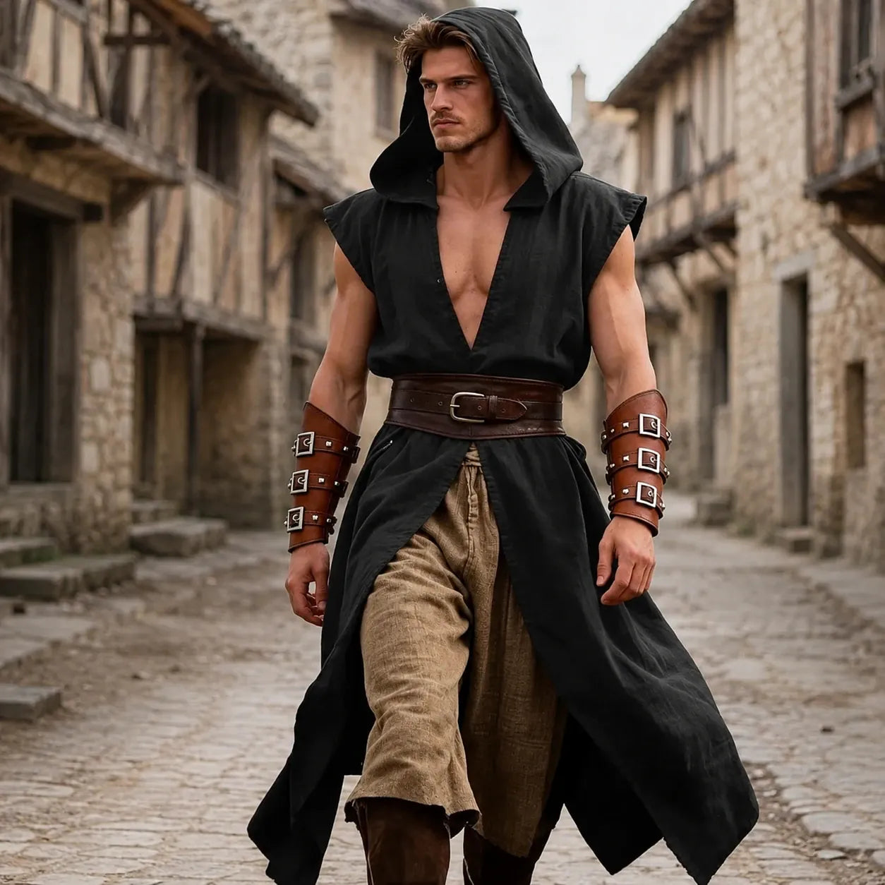 Surcot à Capuche d'Assassin