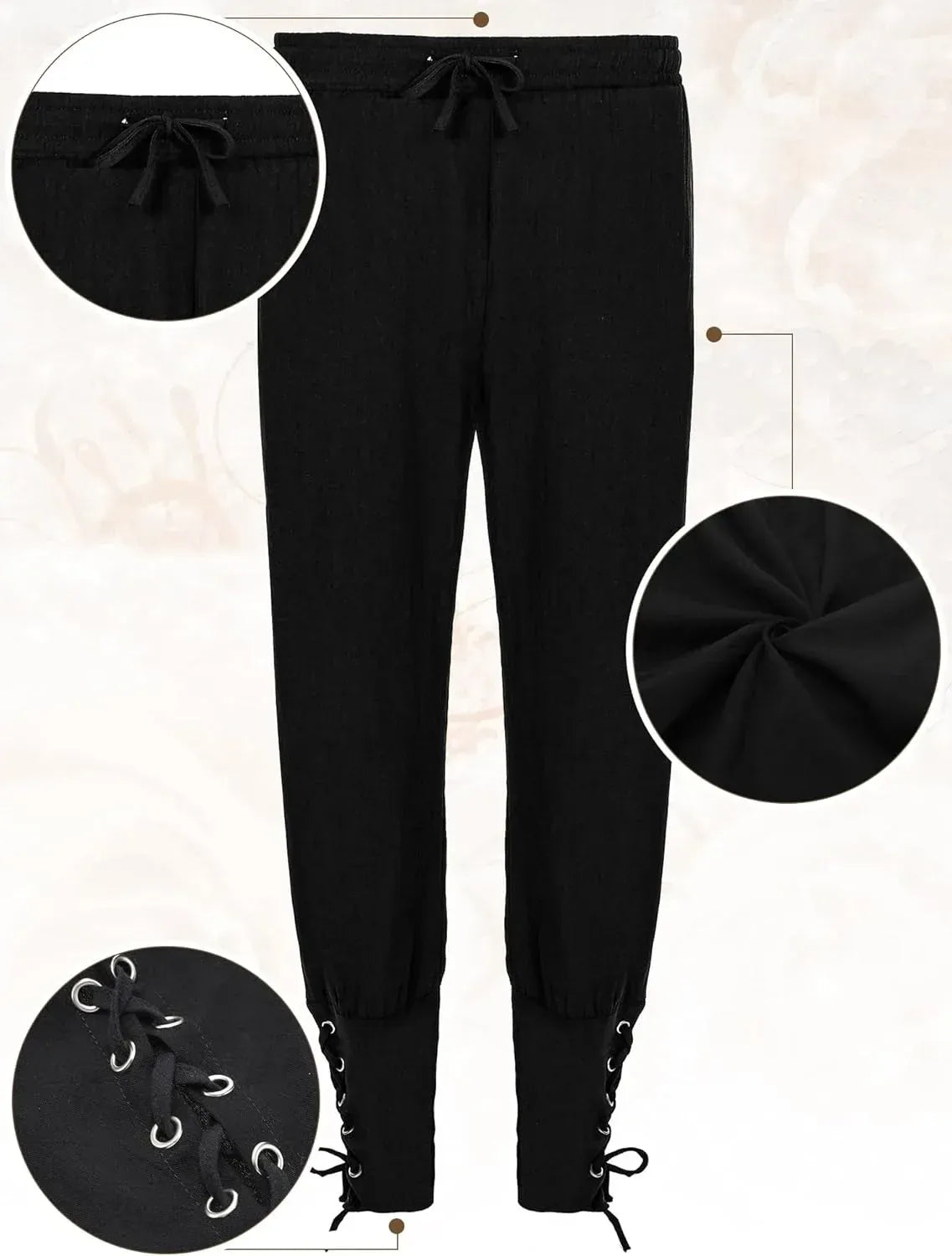 Tenue Médiévale Complète (6 Pièces)