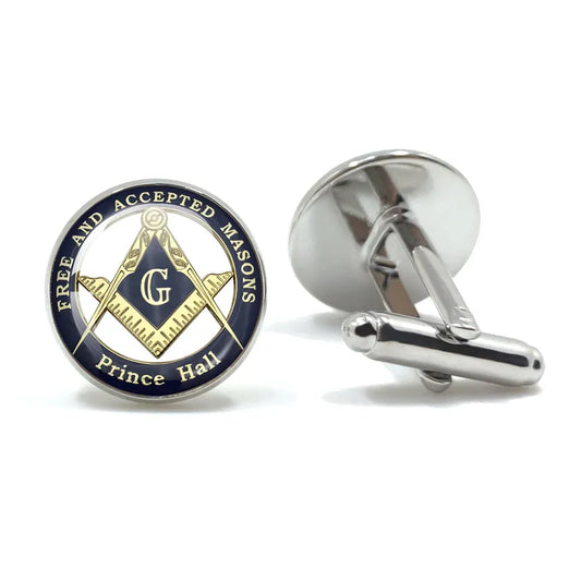 Vintage hommes manchette franc-maçon Illuminati templiers Logo maçon maçonnique verre gemme boutons de manchette costume boutons de manchette hommes chemise accessoires 11