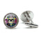 Vintage hommes manchette franc-maçon Illuminati templiers Logo maçon maçonnique verre gemme boutons de manchette costume boutons de manchette hommes chemise accessoires 19